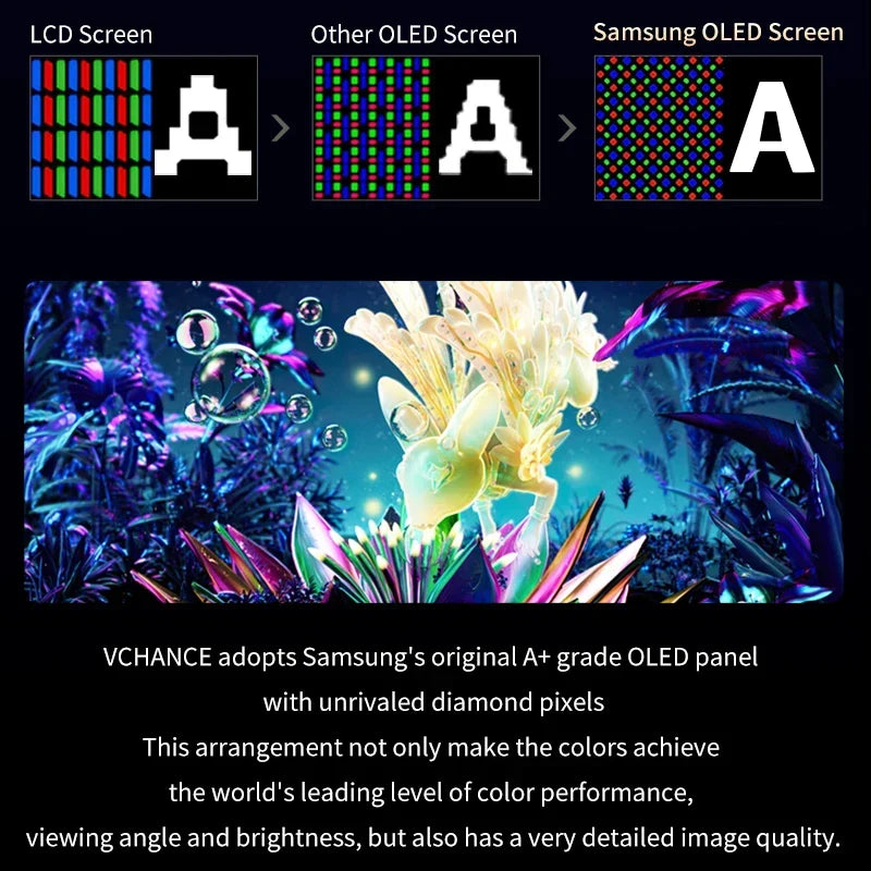 OLED 13.3 Portable Monitor Metal Frame Travel Display