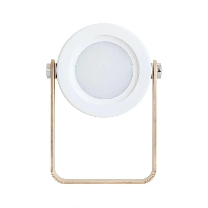Creative Wood Handle Folding LED Night Light Lantern for Reading, USB Charging