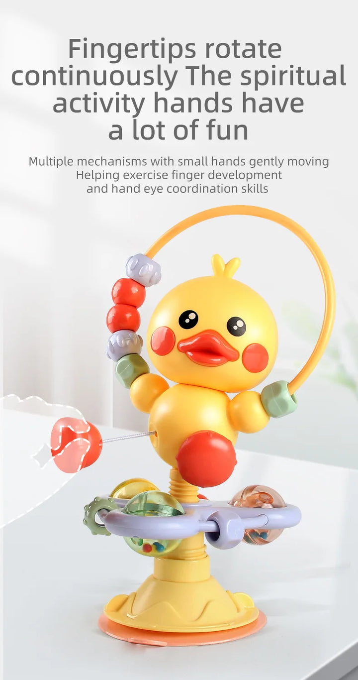 Baby Soothing Rattle Suction Cup Newborn Sensory Toys