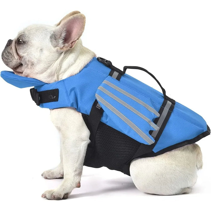 Dog Life Jacket with Chin Float &amp; Rescue Handle – Reflective Adjustable Oxford Swimming Vest All Sizes 2026