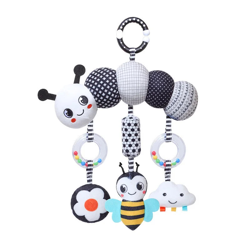 Baby Rattle Stroller Hanging Toy Newborn Sensory Toys