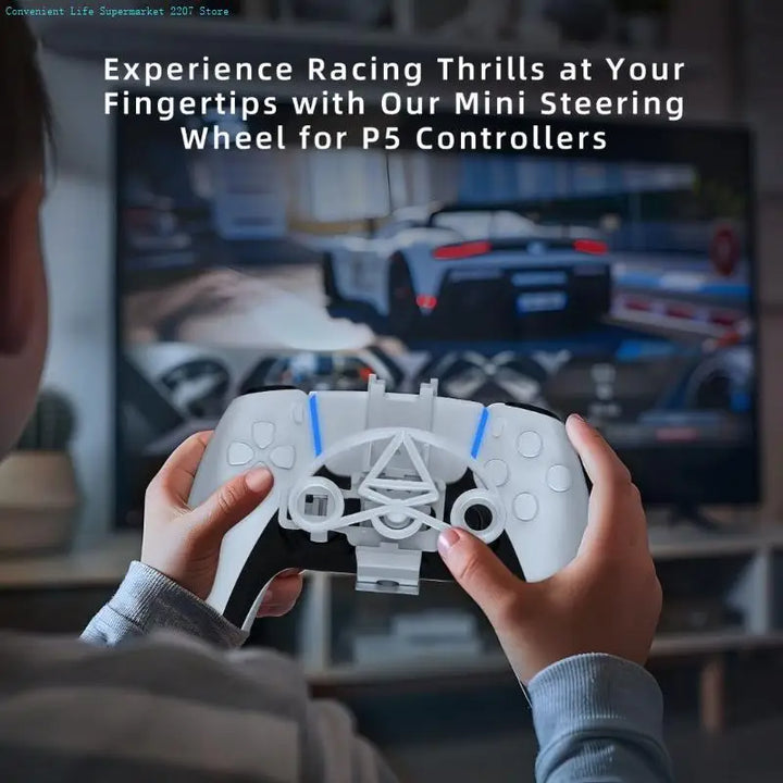 PS5 Controller Steering Wheel Attachment Gaming Accessory Fall 2026 Trend Boosts Grip and Precision