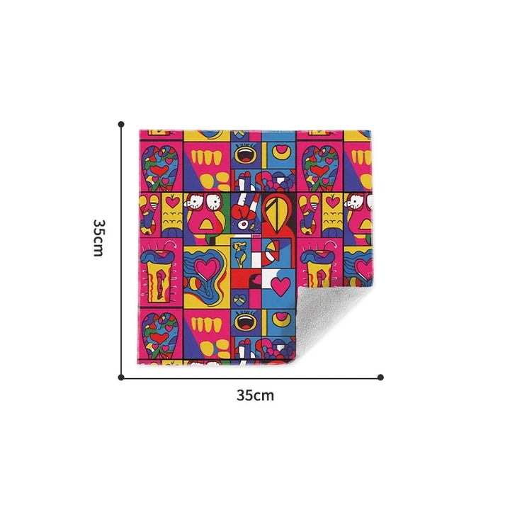 Magic Cloth Makeup Bag - Portable Camera Lens Wrapping Storage, Self-adhesive Organizing Bag