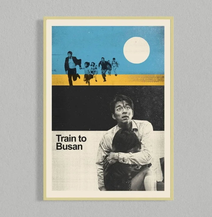Retro Movie Poster Canvas Collage Mid Century Wall Art