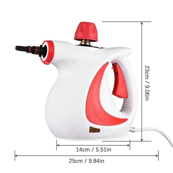 1050W Handheld Steam Cleaner - Portable High Temp Machine for Kitchen, Sofa, Bathroom, Car