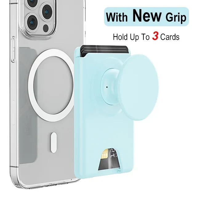 Magnetic Wallet With Expanding Grip For Phones Universal Card Holder Case Anti Scratch And Dustproof Back To School 2026