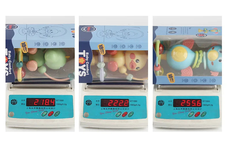 Baby Soothing Rattle Suction Cup Newborn Sensory Toys