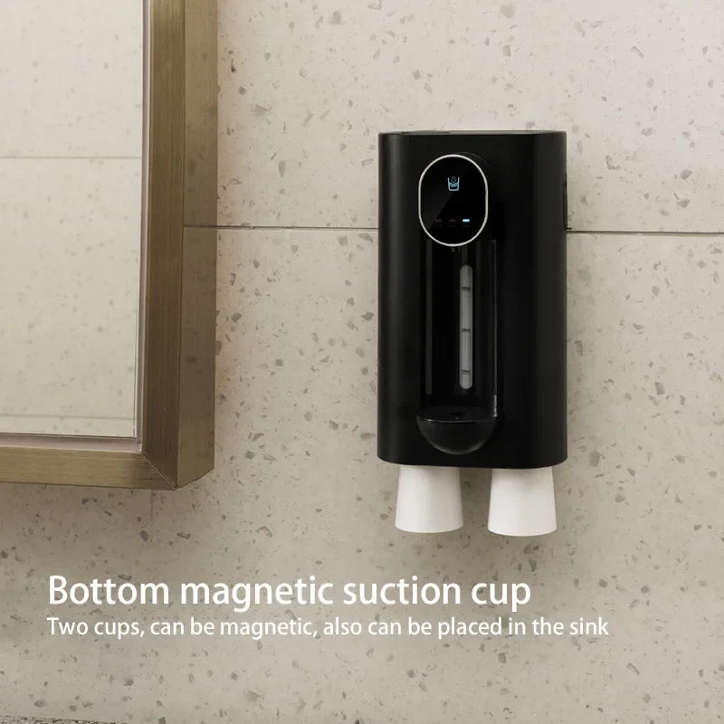 Automatic Mouthwash Machine Wall-Mounted 540ml Dispenser for Bathroom