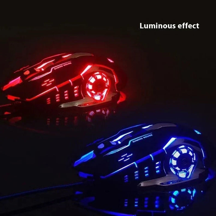 Wireless Rechargeable Gaming Mouse Bluetooth Silent Backlit