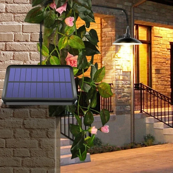 Solar Pendant Light With Remote Control, Outdoor Waterproof LED Lamps For Shed Barn Backyard Patio 2026