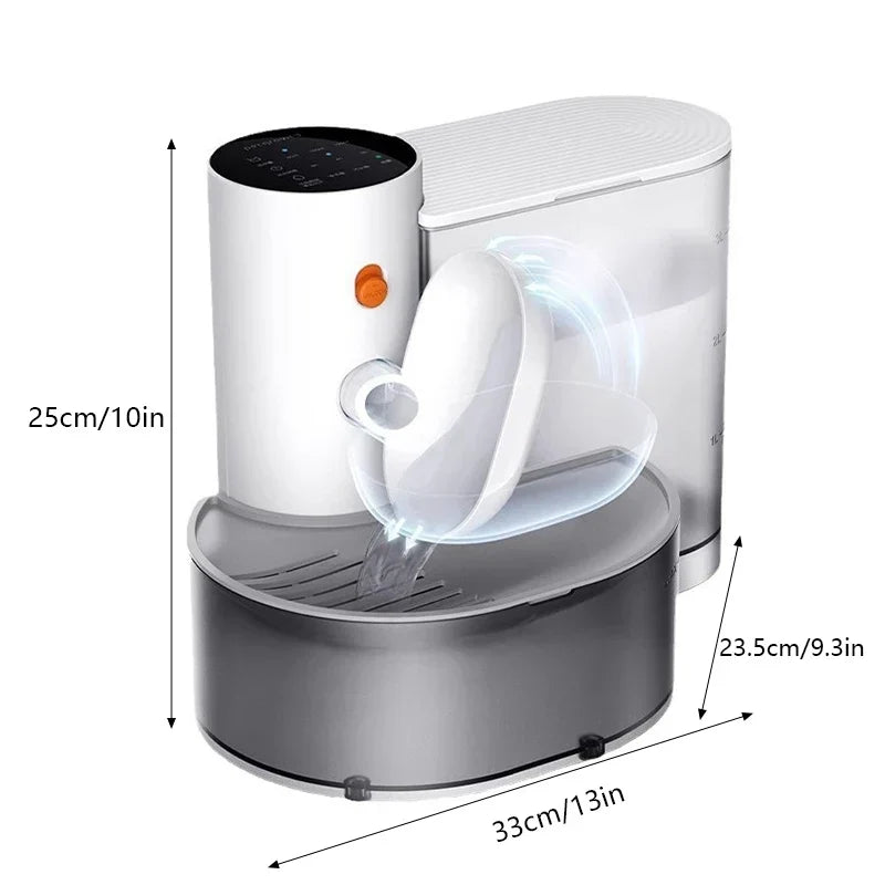 Cat Water Fountain Battery Powered - Automatic Pet Water Dispenser, Fall 2026 Hydration Gift