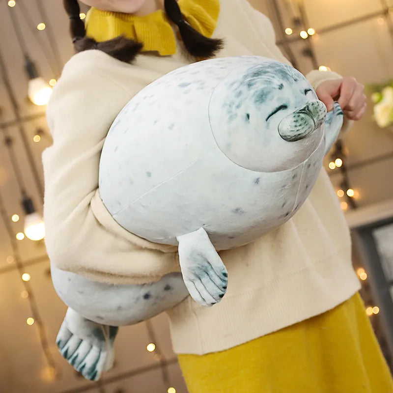 Seal Plush Pillow 30cm Soft Sea Animal Huggable Plush Toy Gift For Kids Spring 2026