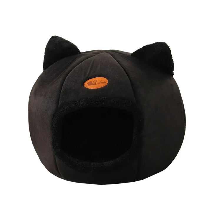 New Deep Sleep Comfort Cat Bed - Cozy Indoor Cave Nest for Pets