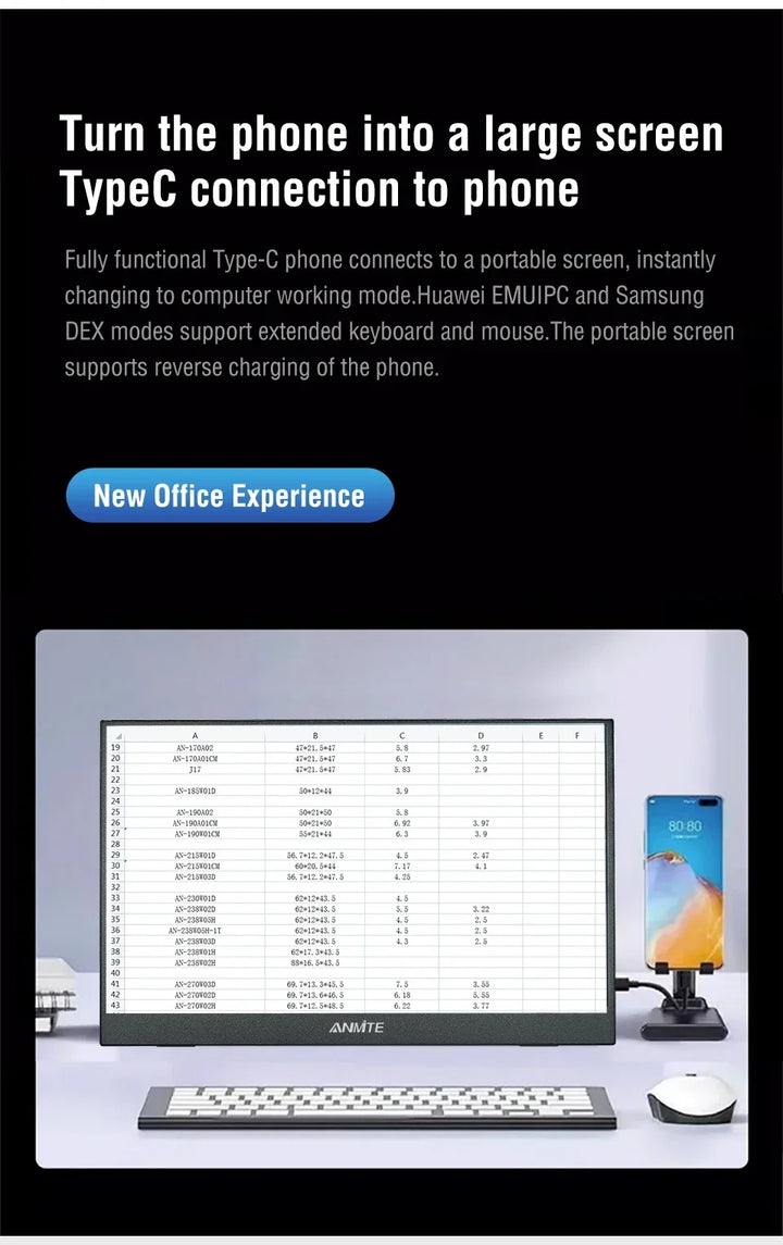 Portable Monitor 14.1 Inch Touch IPS HDR10 Second Screen