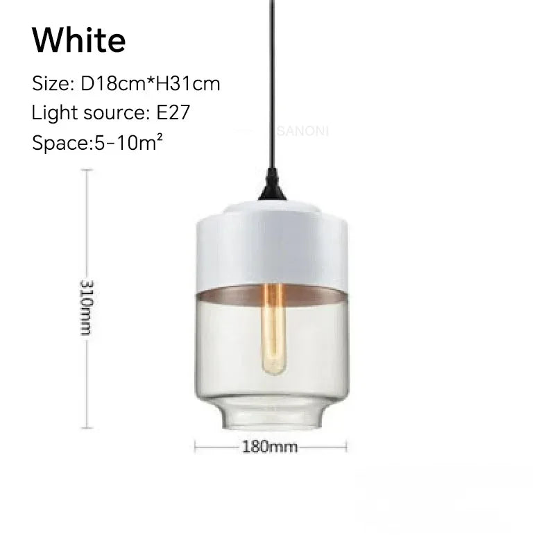 Pendant Light Glass Chandelier E27 For Dining Room Cafe Hotel Living Room Kitchen Island Modern Farmhouse Fall 2026