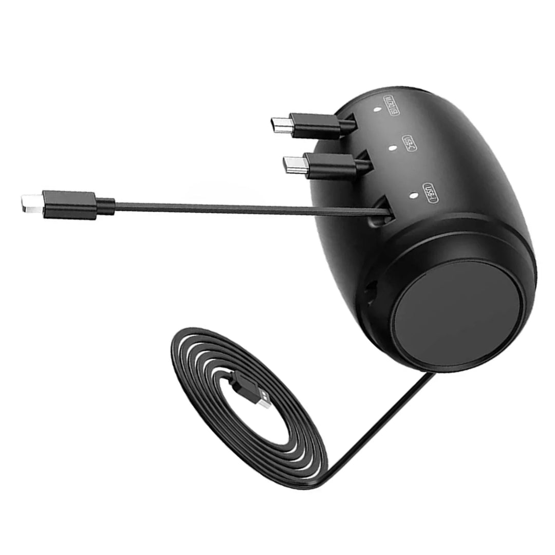 Car Charger With Retractable Cord – 3 In 1 Fast Charging Station For Phones And Tablets, Summer Road Trip 2026