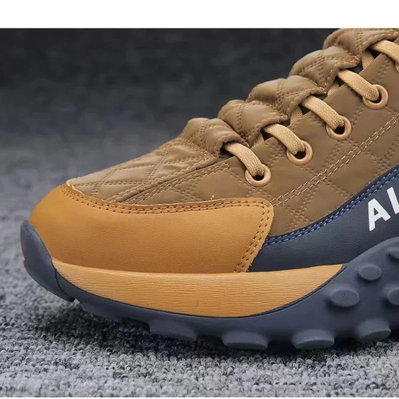 Waterproof Comfortable Shoes with Anti-Slip Outsole and Cushioned Insole for All-Day Support in White, Black, or Brown