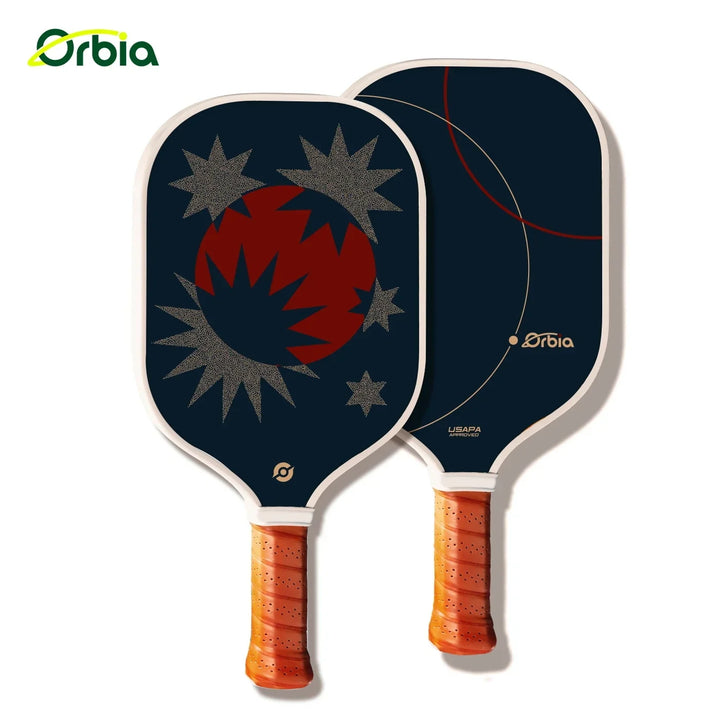 Beginner Pickleball Paddle Set with 2 Paddles and 4 Outdoor Balls for Easy Play and Fun