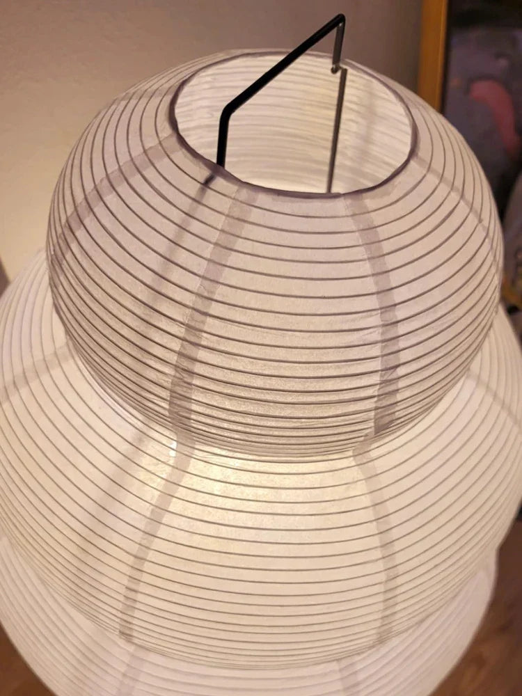 LED Rice Paper Lamp Tricolour Dimming Japanese Style