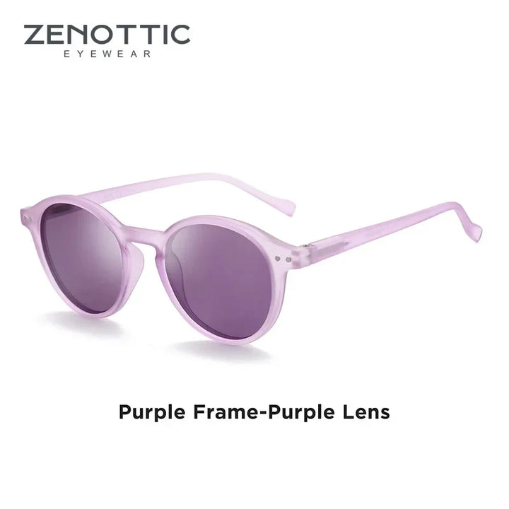 Polarized Sunglasses Round Retro Unisex Eyewear Summer 2026 Trend UV400 Protection