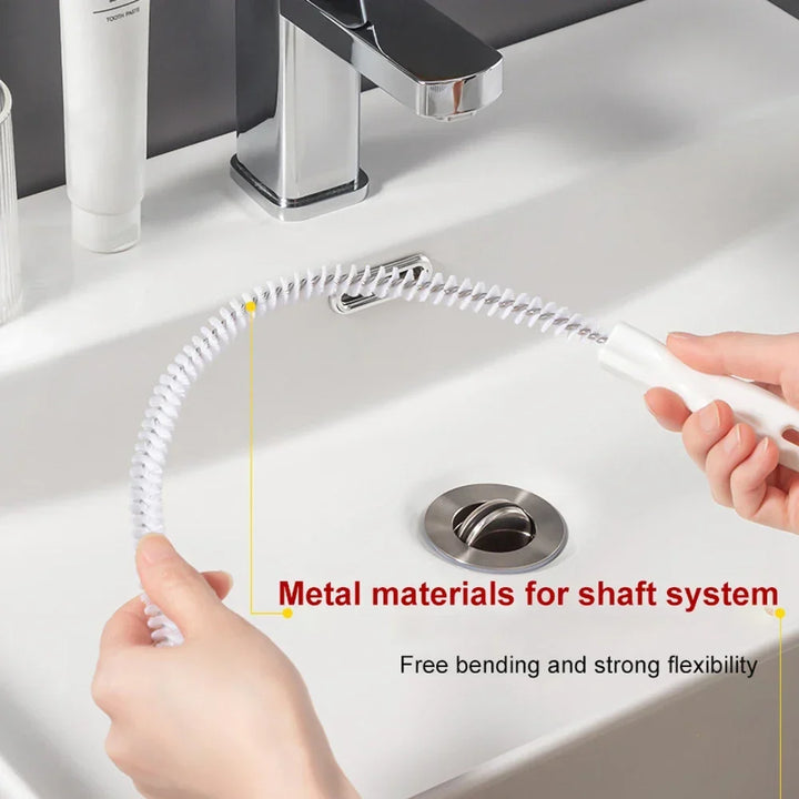 Drain Cleaner Brush Flexible Hair Clog Remover Bathroom Sink Tool Spring Cleaning 2026 Eco Friendly