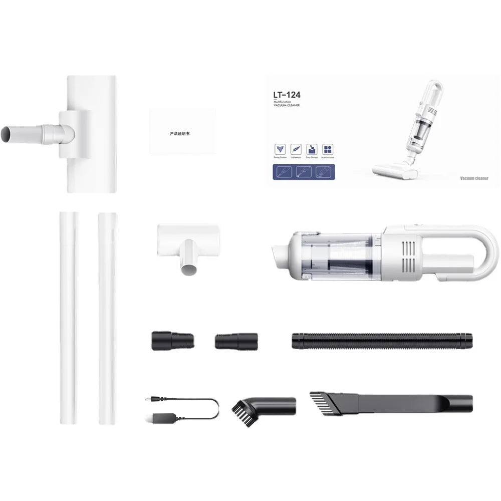 Powerful Wireless Handheld Vacuum Cleaner - Suction for Household Cleaning &amp; Car Use