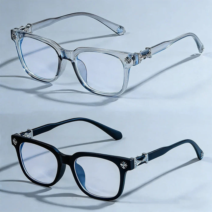 Blue Light Blocking Glasses Square Frame Unisex Computer Eyewear Fall 2026 Eye Strain Relief