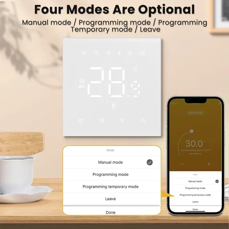 Smart Thermostat WiFi Autumn 2025 Heating And Boilers Voice Assistant Compatible Touchscreen Energy Saving