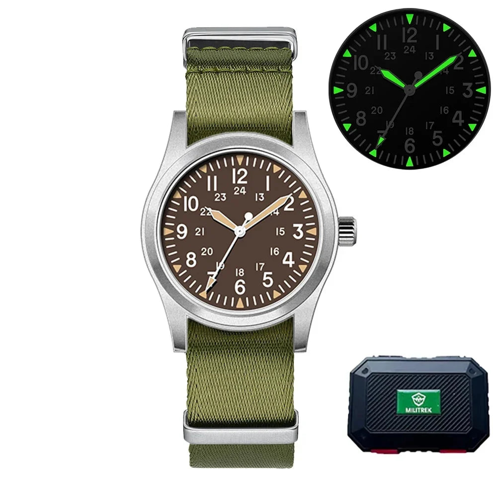 Military Quartz Field Watch 37mm Sapphire Fall 2025