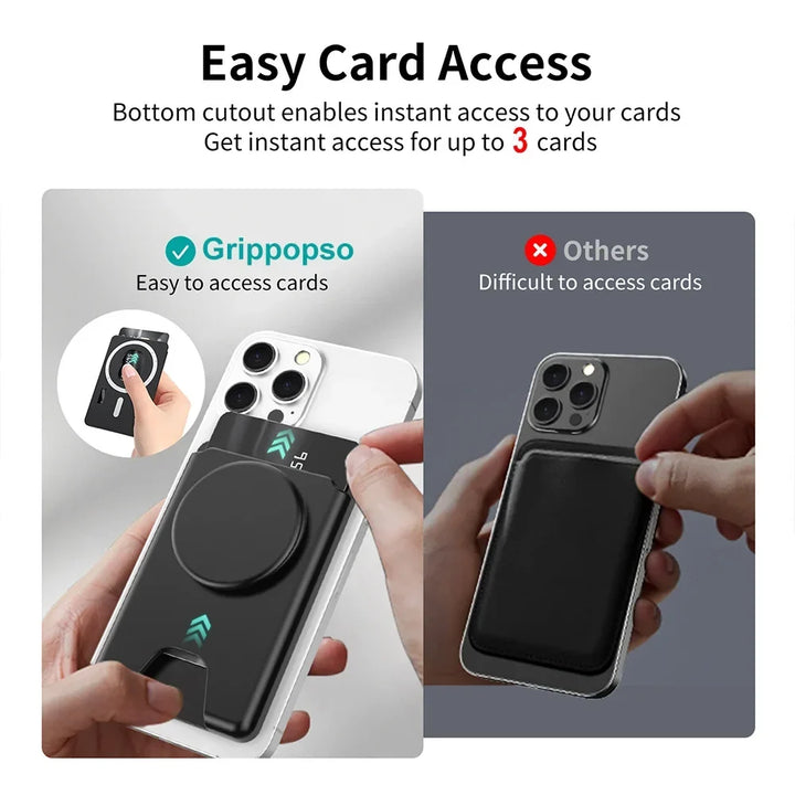 Magnetic Wallet With Expanding Grip For Phones Universal Card Holder Case Anti Scratch And Dustproof Back To School 2026