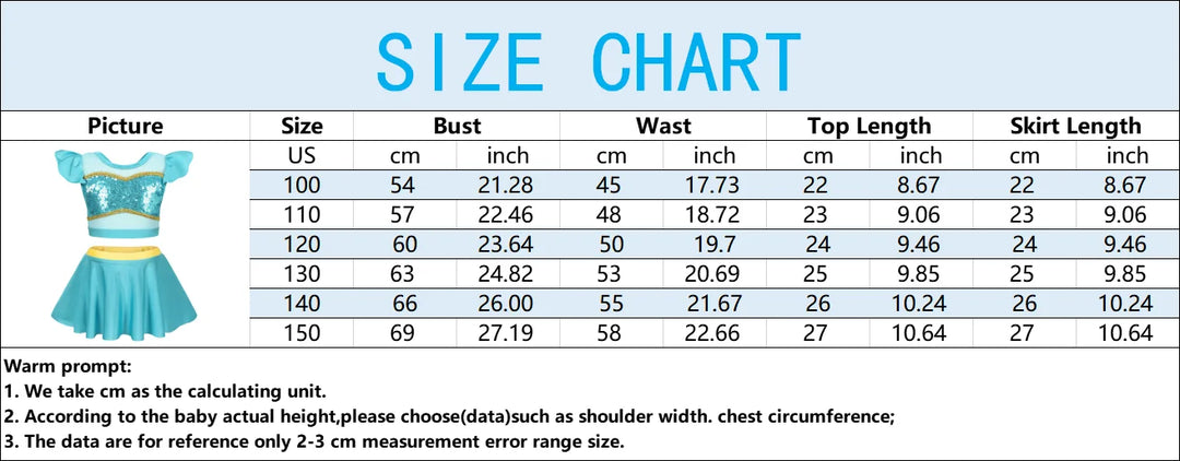 Quick-Dry Girls Two-Piece Swimsuit – Durable Princess Print, Cotton-Poly, For Beach and Pool