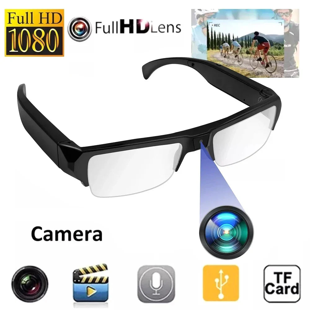 1080P Mini Camera Smart Glasses Portable Sports Glasses