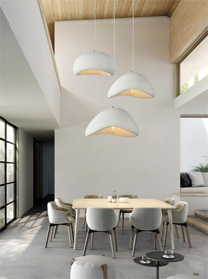 Japandi Pendant Ceiling Lamps Nordic Wabi Sabi LED Dining Room