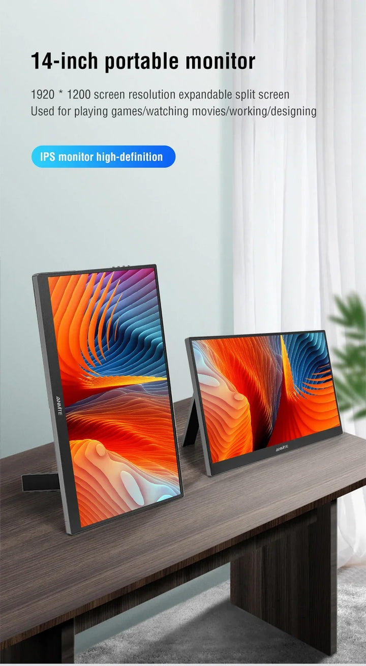 Portable Monitor 14.1 Inch Touch IPS HDR10 Second Screen