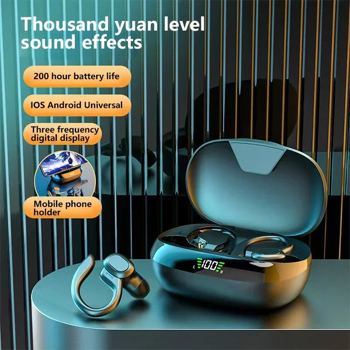 AI Translation Earphones Wireless Ear Hook Bluetooth