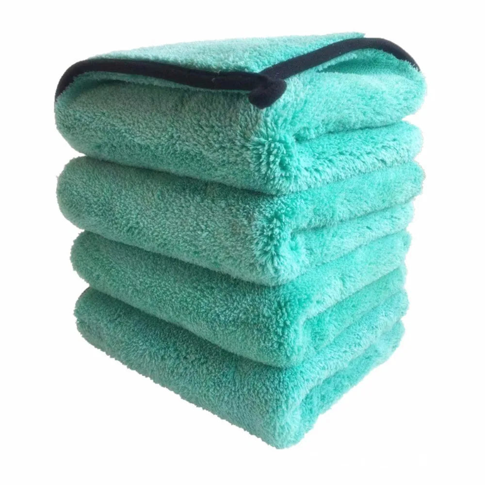 Microfiber Car Towel 38x38cm Deluxe Coral Fleece Ultra Absorbent Drying Cloth for Car Detailing TikTok Viral Fall 2025