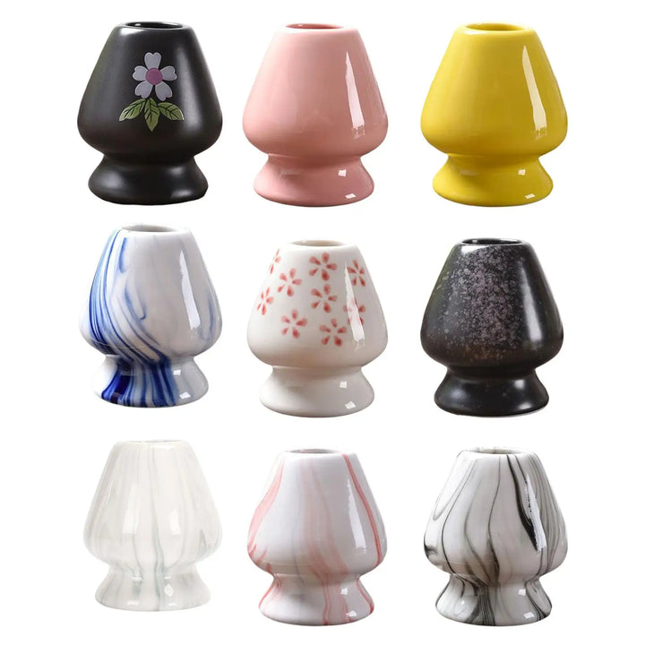 Matcha Whisk Holder Ceramic Chasen Stand Home Teaware