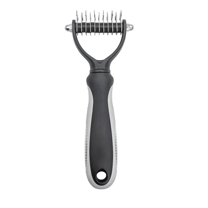 Pet Grooming Care Deshedding Brush for Dogs &amp; Cats - Fur Remover &amp; Knot Cutter Comb
