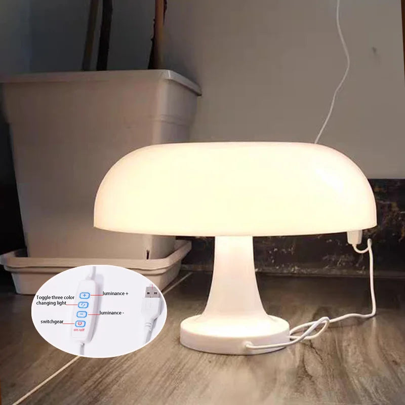 LED Table Lamp Mushroom Desk Lamp TikTok Viral Fall 2026 Home Decor Gift Idea For Cozy Bedrooms