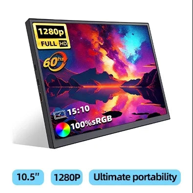 2K 14 Inch Portable Monitor 60Hz HDR Lightweight Travel