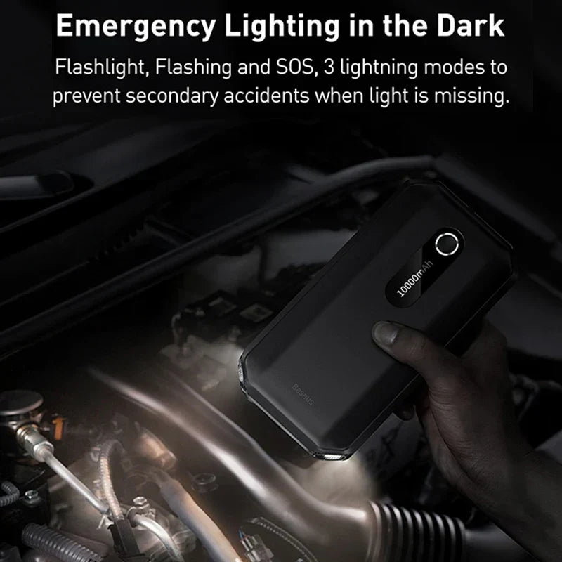 Car Jump Starter 800A Portable Power Bank For Auto Emergency Booster, Fall 2025 Road Trip Ready