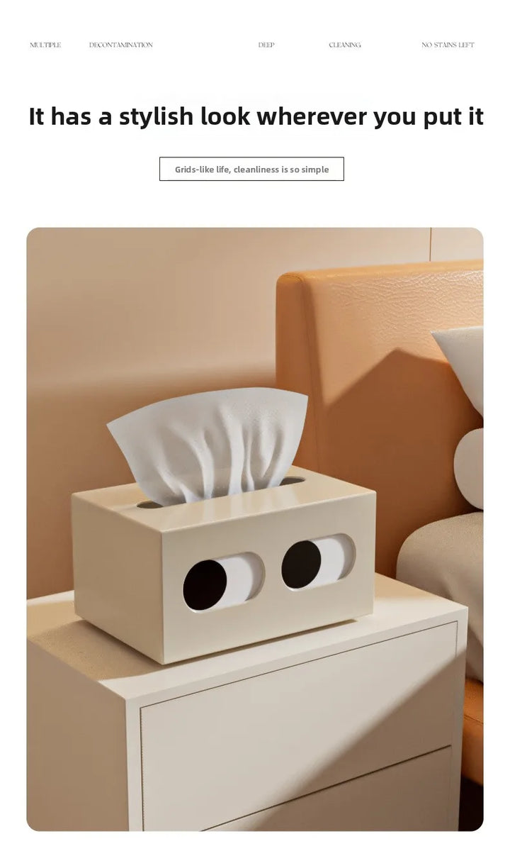 Tissue Box Red Organizer – Modern Paper Storage Box For Table Decor, Summer 2026 Gift Idea
