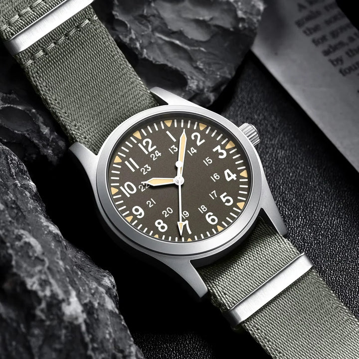 Military Quartz Field Watch 37mm Sapphire Fall 2025