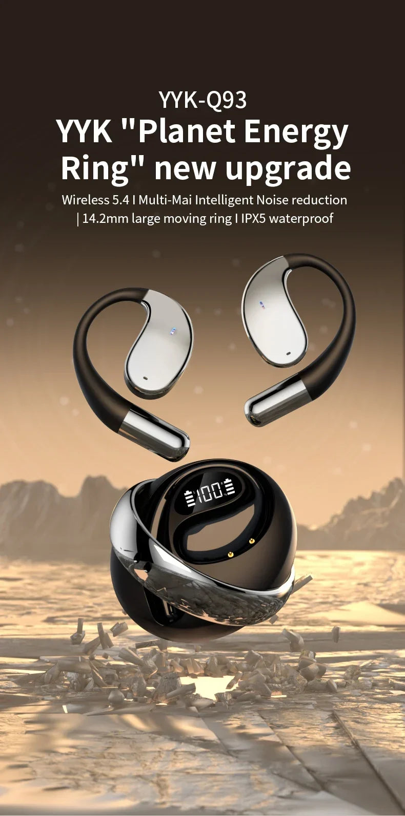 AI Voice Translator Earbuds Mini Wireless Stereo Travel