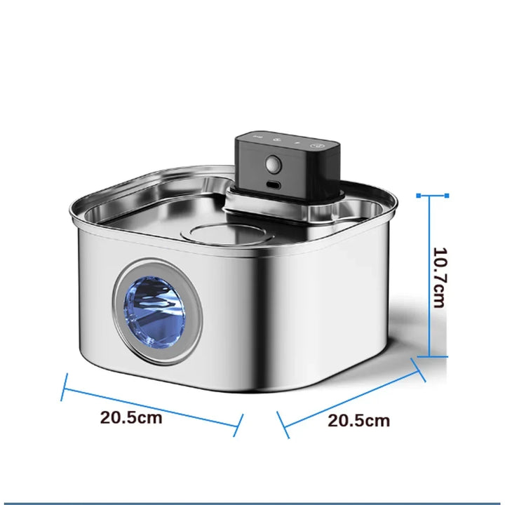 Cat Water Fountain Stainless Steel Wireless 3.2L Auto Dispenser Fall 2026 Keeps Pets Hydrated