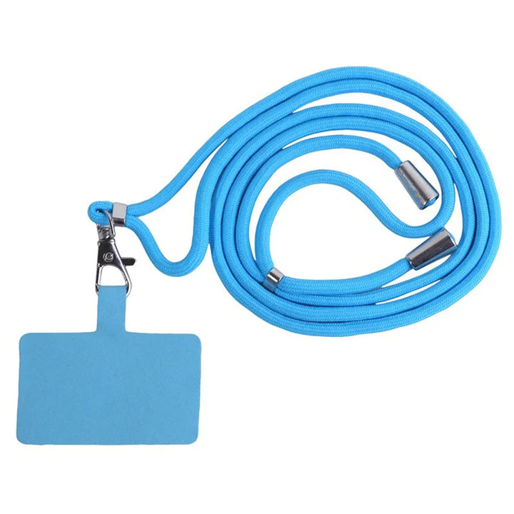 Adjustable Detachable Phone Lanyard with Card Holder &amp; Carabiner - 13 colours, Nylon Strap Accessory
