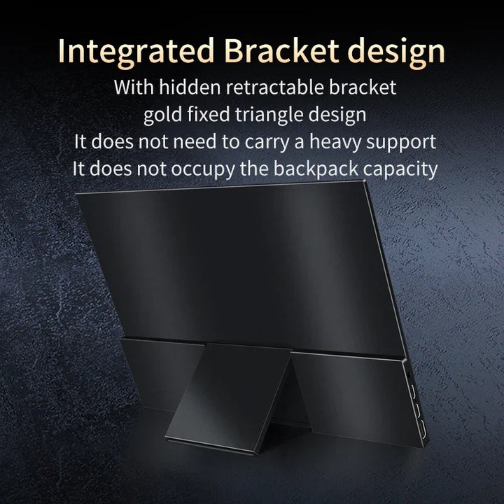 OLED 13.3 Portable Monitor Metal Frame Travel Display