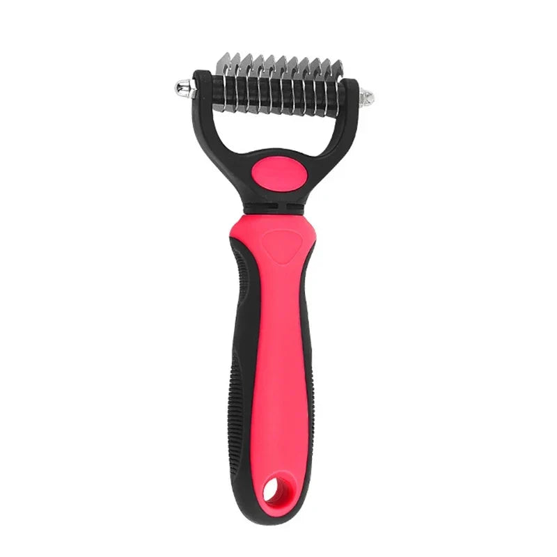 Pet Grooming Care Deshedding Brush for Dogs &amp; Cats - Fur Remover &amp; Knot Cutter Comb