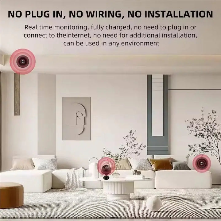 Mini WiFi Camera 1080P HD Night Vision Surveillance Wireless Security for Remote Viewing Fall 2025