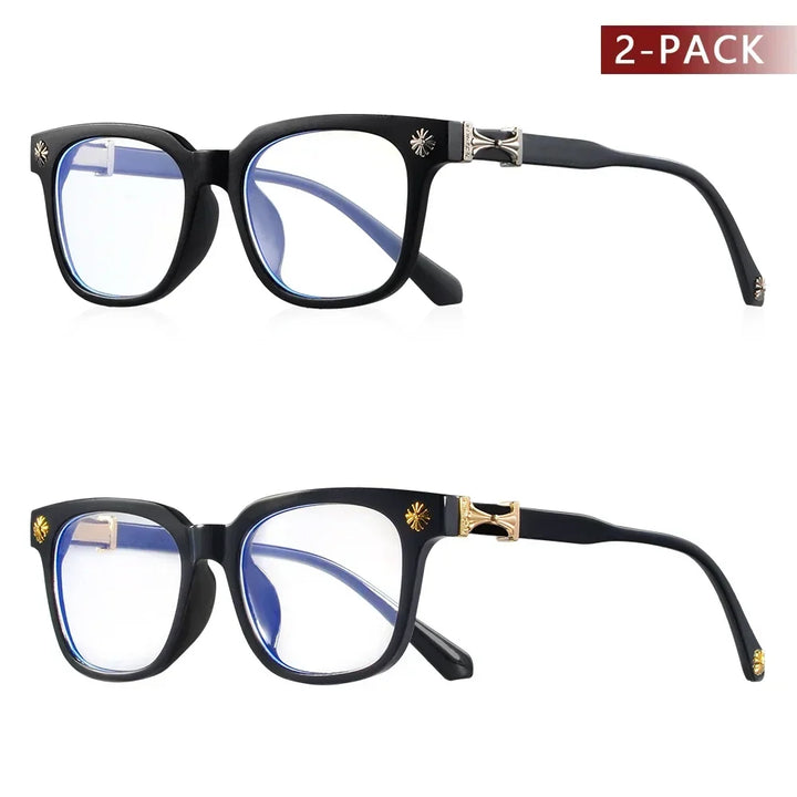 Blue Light Blocking Glasses Square Frame Unisex Computer Eyewear Fall 2026 Eye Strain Relief